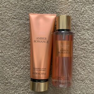 Victoria's Secret Amber Romance Lotion and Mist